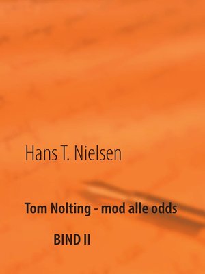 cover image of Tom Nolting--mod alle odds